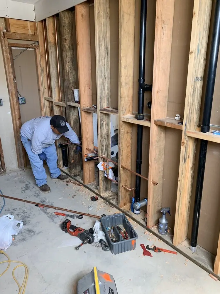 Commercial rough-in plumbing for Gas Line Repair in North Pembroke